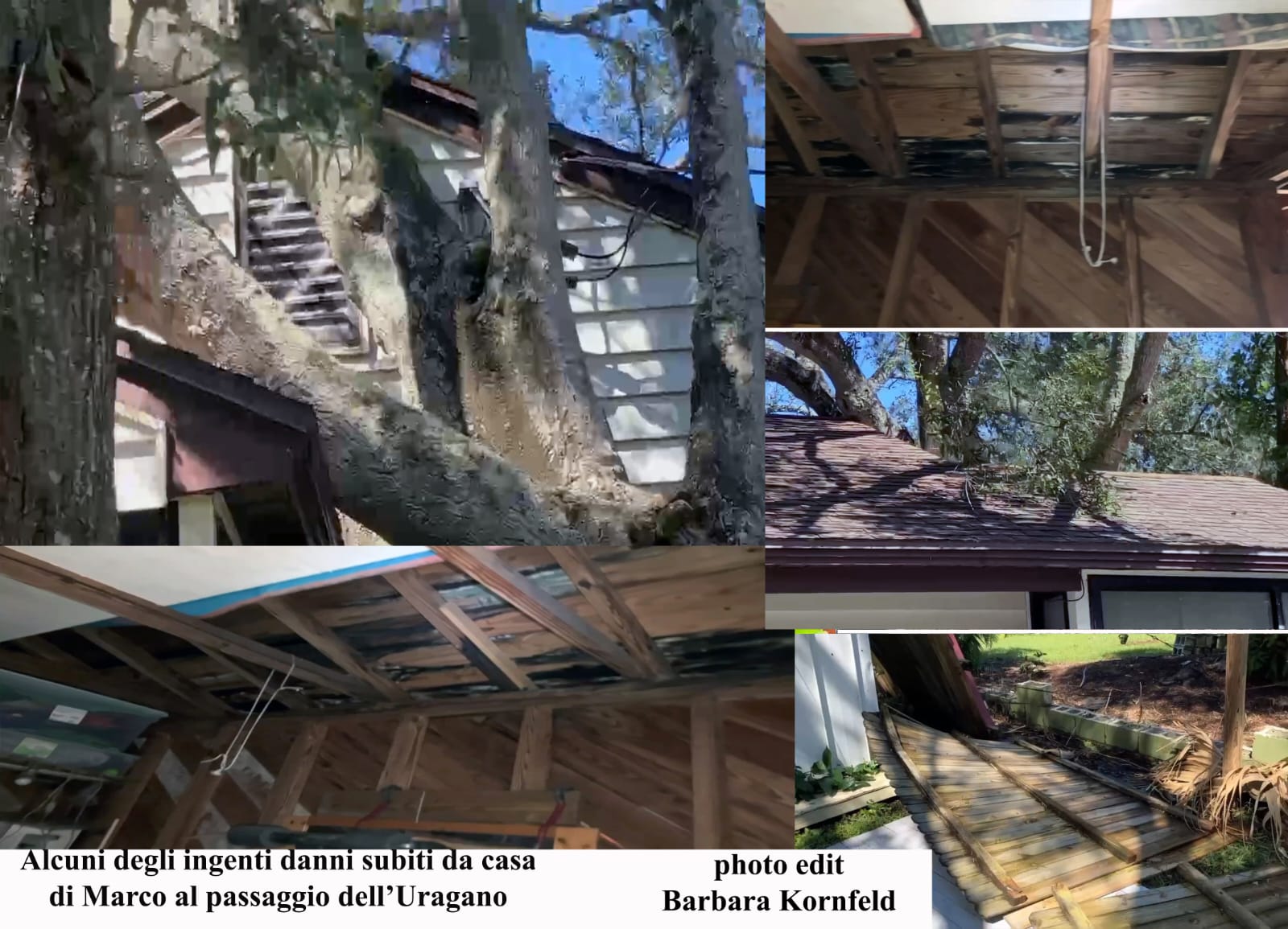 L’Uragano Milton colpisce la casa di un salernitano in Florida