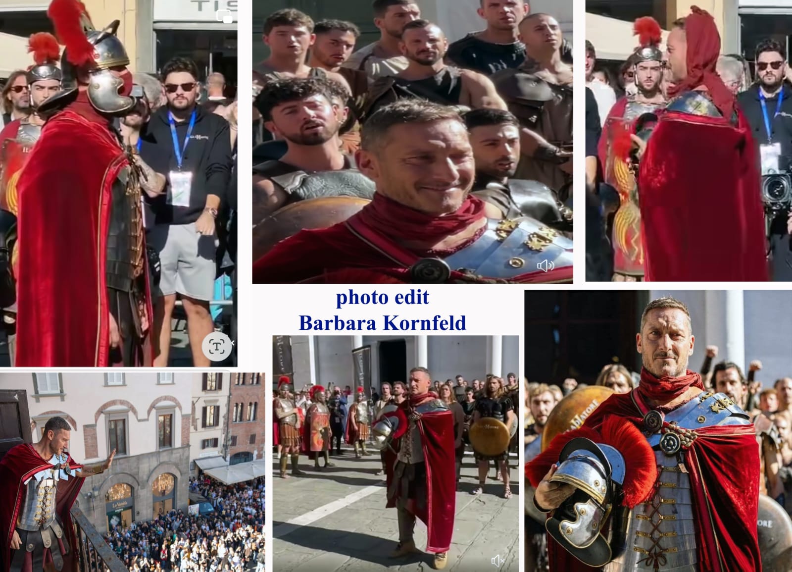 Per Ridley Scott Totti diventa Gladiatore
