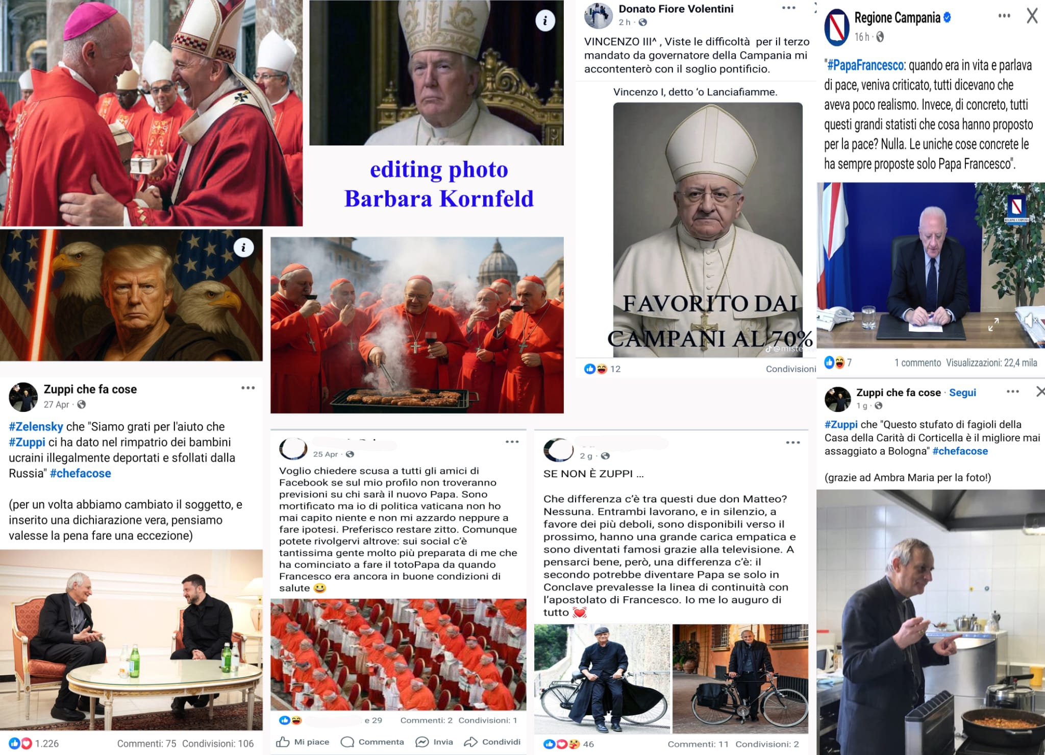 Conclave: L’informazione fornita da molti Media è peggiore del vanto di politici, comici e gente dello showbusiness